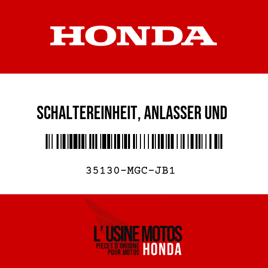 image de 35130-MGC-JB1 SCHALTEREINHEIT, ANLASSER UND MOTORABSTELLER (TOYO)