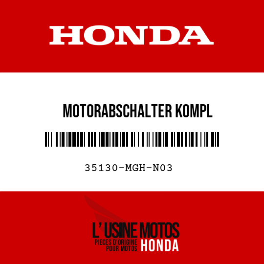 image de 35130-MGH-N03 MOTORABSCHALTER KOMPL