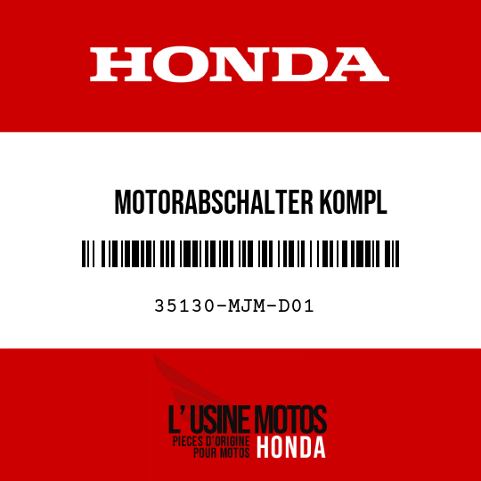 image de 35130-MJM-D01 MOTORABSCHALTER KOMPL