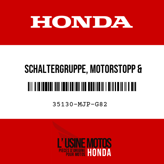 image de 35130-MJP-G82 SCHALTERGRUPPE, MOTORSTOPP & D-N-MODUS