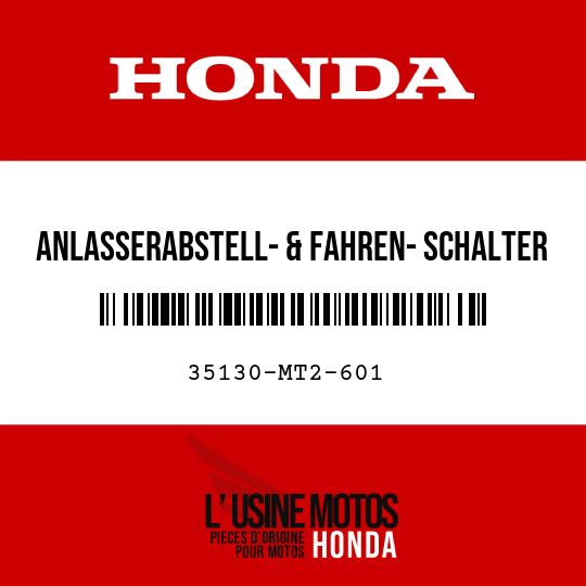 image de 35130-MT2-601 ANLASSERABSTELL- & FAHREN- SCHALTER KOMPL