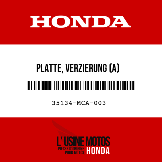 image de 35134-MCA-003 PLATTE, VERZIERUNG (A)