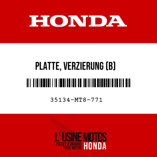 image de 35134-MT8-771 PLATTE, VERZIERUNG (B)