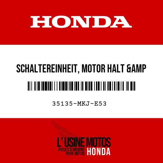image de 35135-MKJ-E53 SCHALTEREINHEIT, MOTOR HALT &amp GRIFF APS
