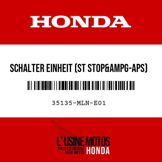 image de 35135-MLN-E01 SCHALTER EINHEIT (ST STOP&ampG-APS)