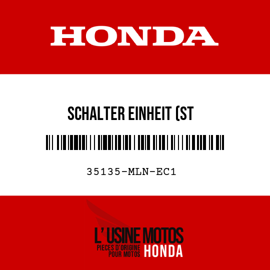 image de 35135-MLN-EC1 SCHALTER EINHEIT (ST STOP&ampGH&ampE-SUS&ampG-APS)