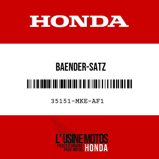 image de 35151-MKE-AF1 BAENDER-SATZ