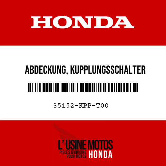 image de 35152-KPP-T00 ABDECKUNG, KUPPLUNGSSCHALTER