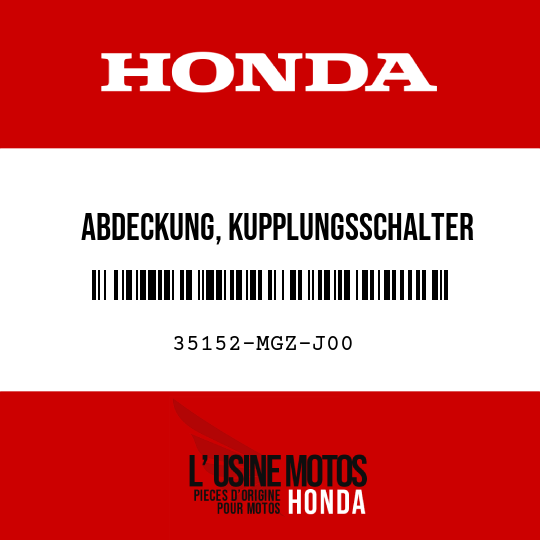 image de 35152-MGZ-J00 ABDECKUNG, KUPPLUNGSSCHALTER