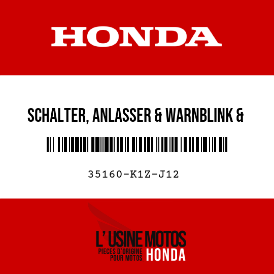 image de 35160-K1Z-J12 SCHALTER, ANLASSER & WARNBLINK & LEERLAUFABSCHALT