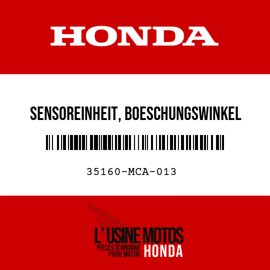 image de 35160-MCA-013 SENSOREINHEIT, BOESCHUNGSWINKEL
