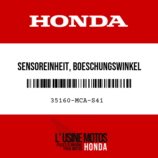 image de 35160-MCA-S41 SENSOREINHEIT, BOESCHUNGSWINKEL