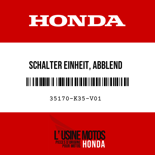 image de 35170-K35-V01 SCHALTER EINHEIT, ABBLEND