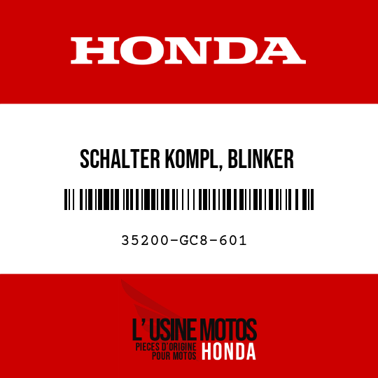 image de 35200-GC8-601 SCHALTER KOMPL, BLINKER