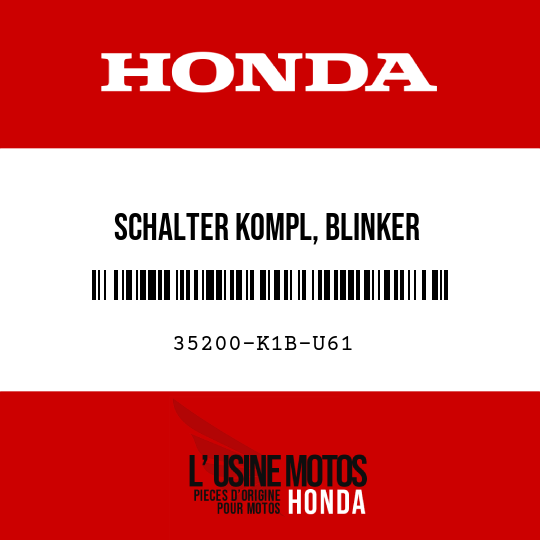 image de 35200-K1B-U61 SCHALTER KOMPL, BLINKER