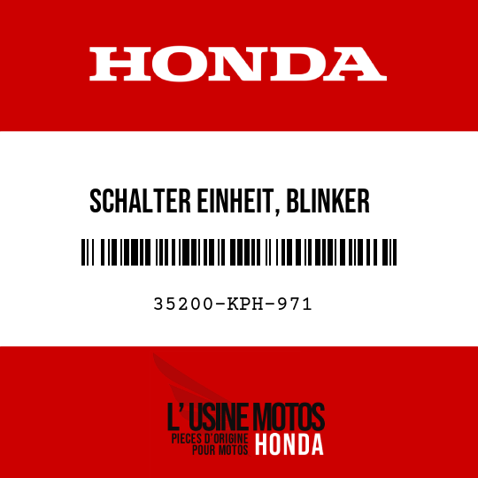 image de 35200-KPH-971 SCHALTER EINHEIT, BLINKER