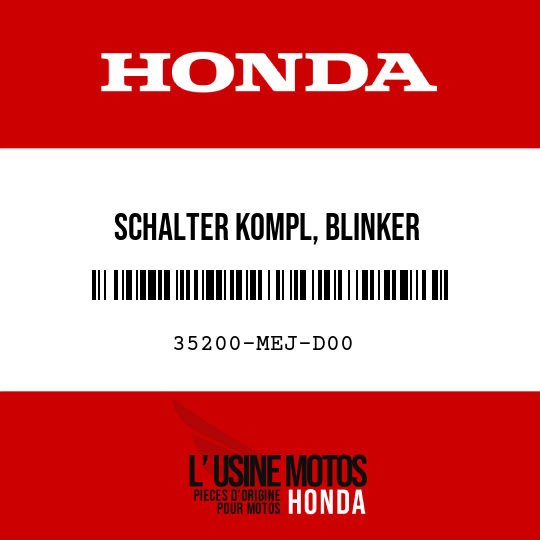 image de 35200-MEJ-D00 SCHALTER KOMPL, BLINKER