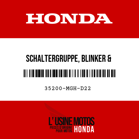 image de 35200-MGH-D22 SCHALTERGRUPPE, BLINKER & HANDSCHALTUNG