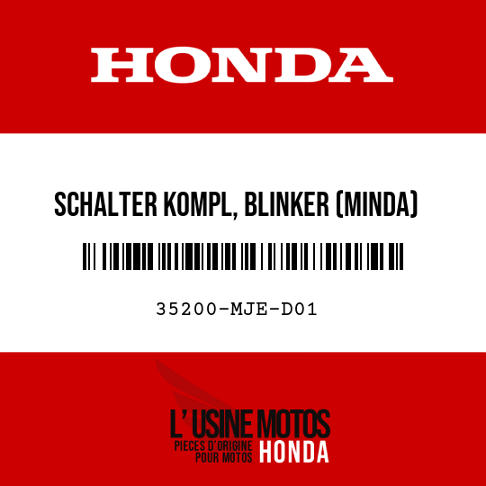 image de 35200-MJE-D01 SCHALTER KOMPL, BLINKER (MINDA)