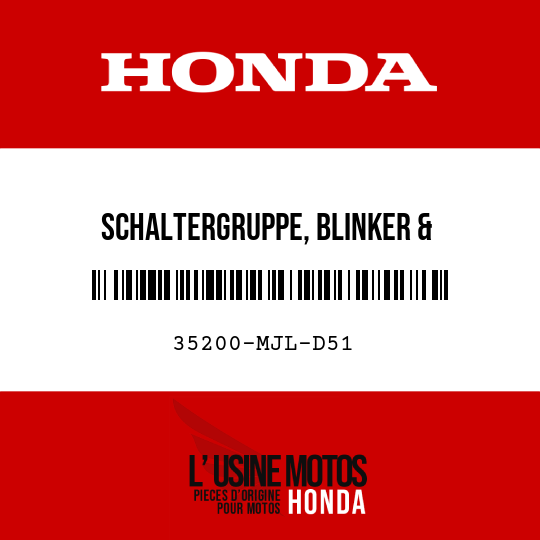 image de 35200-MJL-D51 SCHALTERGRUPPE, BLINKER & HANDSCHALTUNG