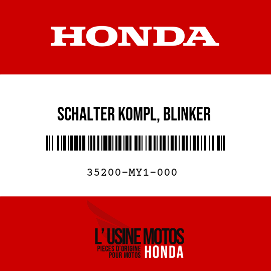 image de 35200-MY1-000 SCHALTER KOMPL, BLINKER