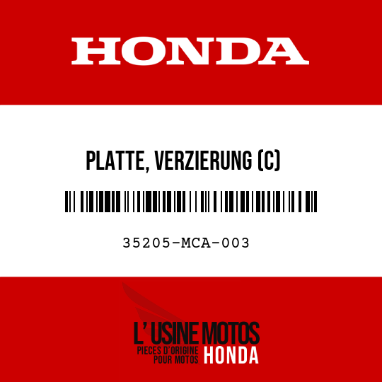 image de 35205-MCA-003 PLATTE, VERZIERUNG (C)