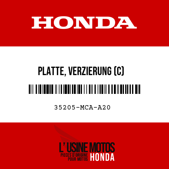 image de 35205-MCA-A20 PLATTE, VERZIERUNG (C)