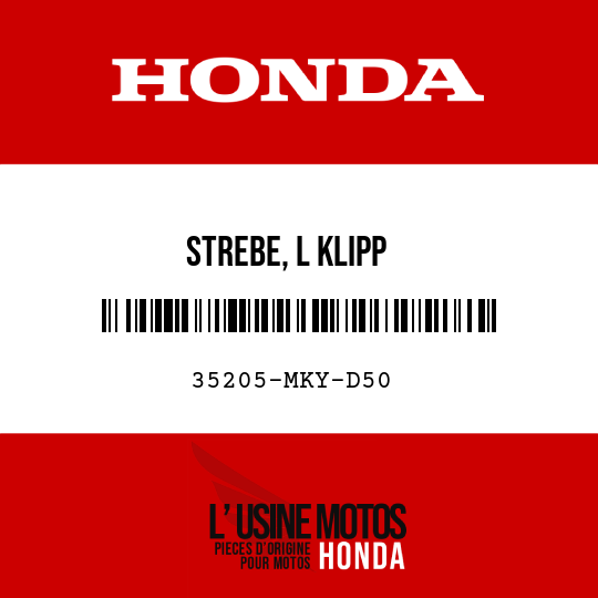 image de 35205-MKY-D50 STREBE, L KLIPP