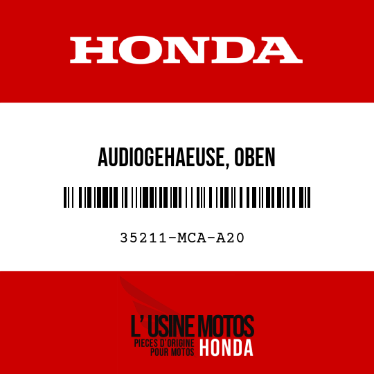 image de 35211-MCA-A20 AUDIOGEHAEUSE, OBEN