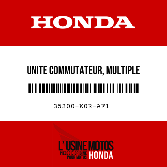 image de 35300-K0R-AF1 UNITE COMMUTATEUR, MULTIPLE