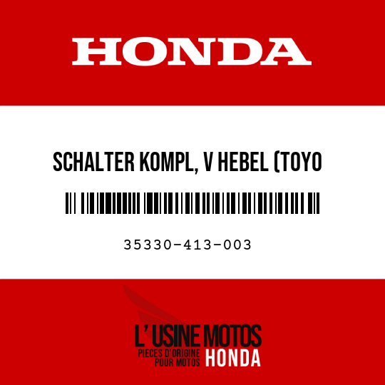 image de 35330-413-003 SCHALTER KOMPL, V HEBEL (TOYO DENSO)