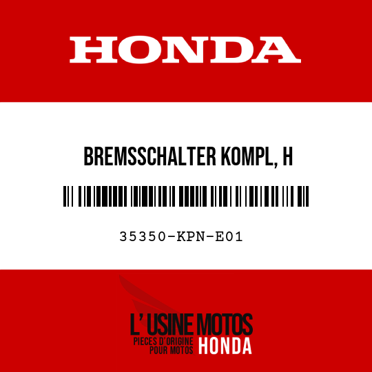 image de 35350-KPN-E01 BREMSSCHALTER KOMPL, H