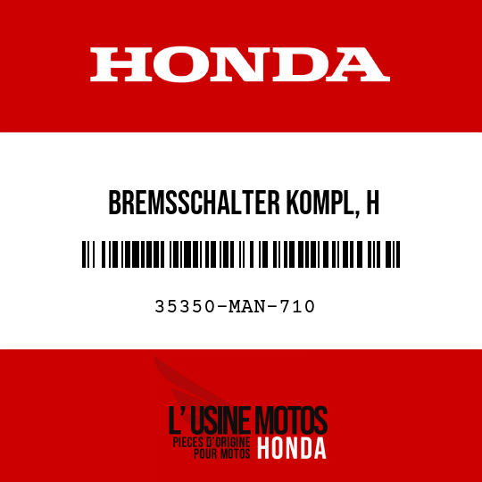 image de 35350-MAN-710 BREMSSCHALTER KOMPL, H