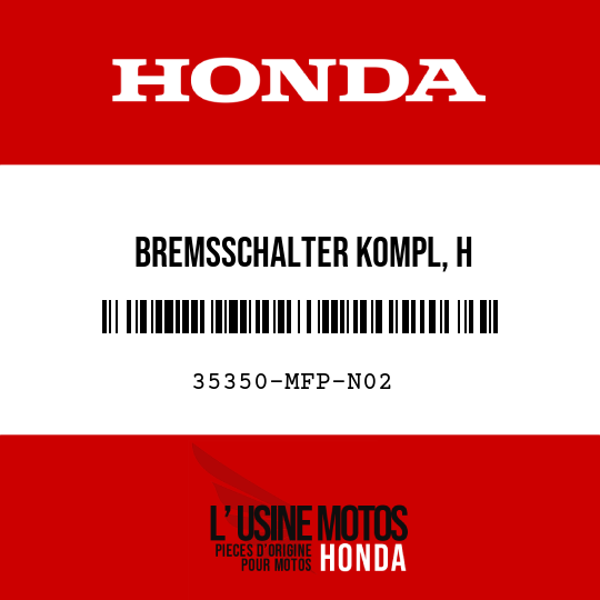 image de 35350-MFP-N02 BREMSSCHALTER KOMPL, H