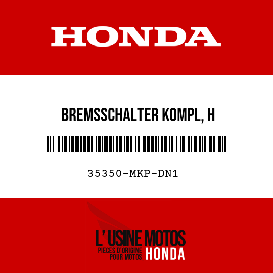 image de 35350-MKP-DN1 BREMSSCHALTER KOMPL, H