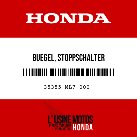 image de 35355-ML7-000 BUEGEL, STOPPSCHALTER