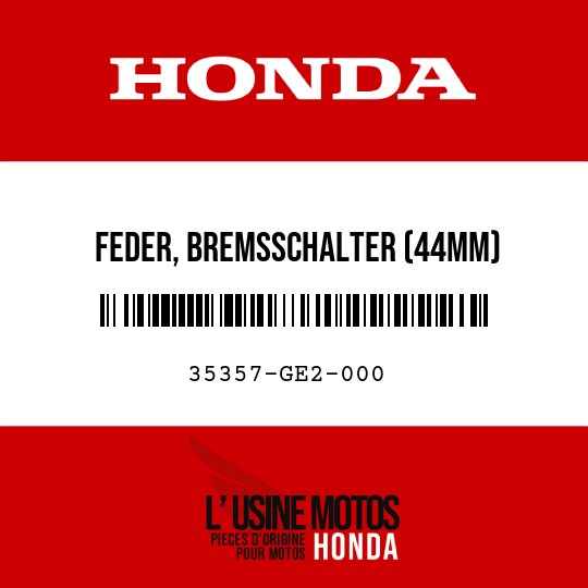 image de 35357-GE2-000 FEDER, BREMSSCHALTER (44MM)