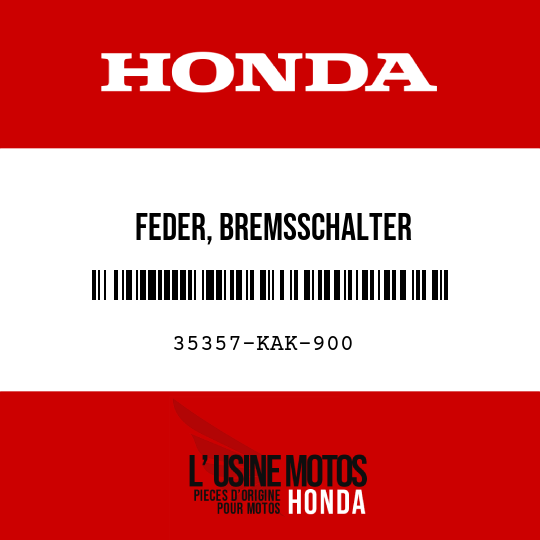image de 35357-KAK-900 FEDER, BREMSSCHALTER