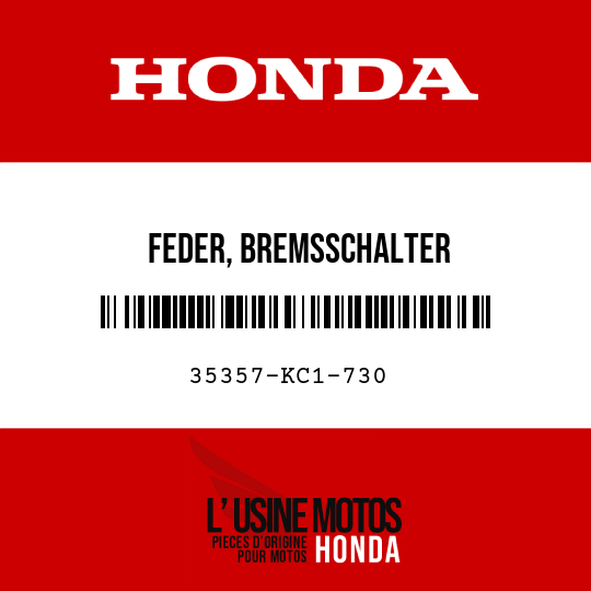 image de 35357-KC1-730 FEDER, BREMSSCHALTER