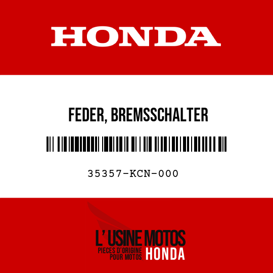 image de 35357-KCN-000 FEDER, BREMSSCHALTER