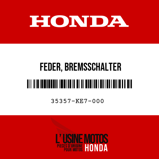 image de 35357-KE7-000 FEDER, BREMSSCHALTER