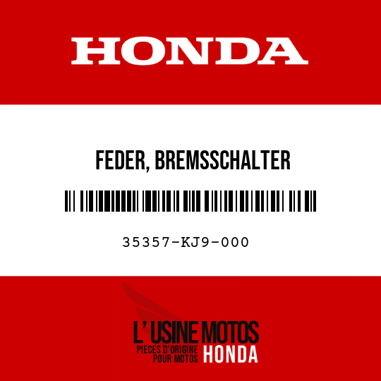 image de 35357-KJ9-000 FEDER, BREMSSCHALTER