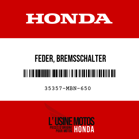 image de 35357-MBN-650 FEDER, BREMSSCHALTER