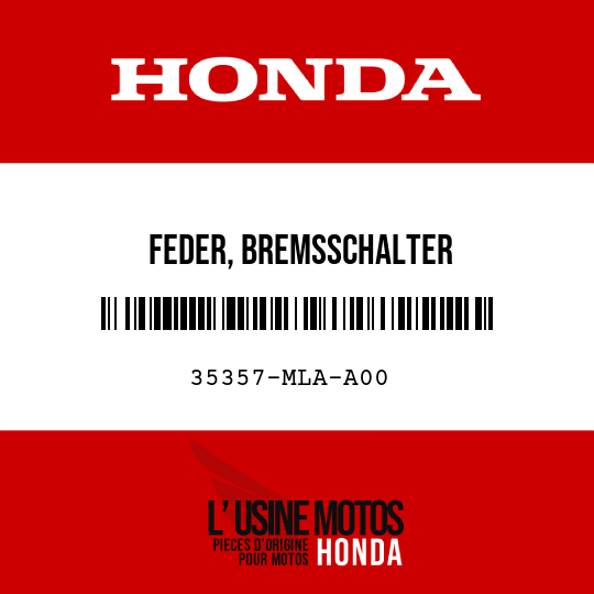 image de 35357-MLA-A00 FEDER, BREMSSCHALTER