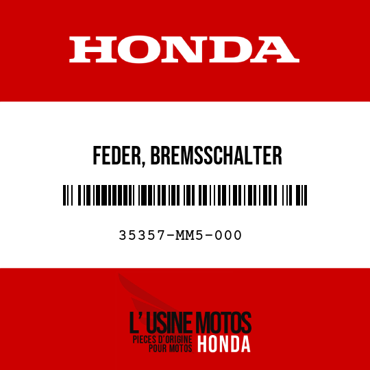 image de 35357-MM5-000 FEDER, BREMSSCHALTER