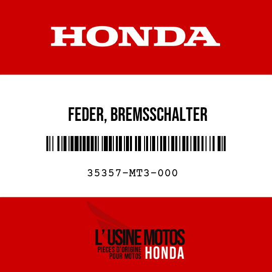 image de 35357-MT3-000 FEDER, BREMSSCHALTER