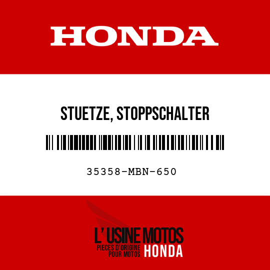 image de 35358-MBN-650 STUETZE, STOPPSCHALTER