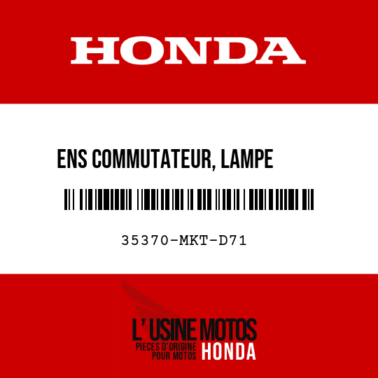 image de 35370-MKT-D71 ENS COMMUTATEUR, LAMPE       BAGAGES