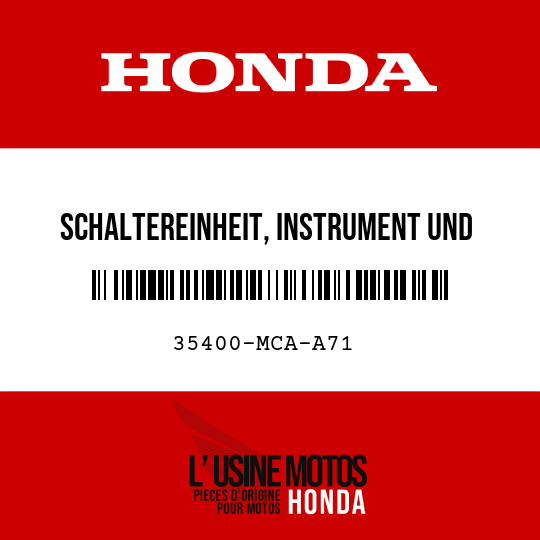 image de 35400-MCA-A71 SCHALTEREINHEIT, INSTRUMENT UND HEIZUNG