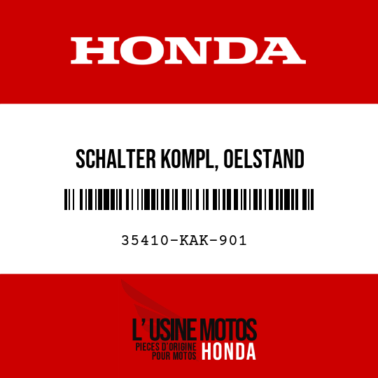 image de 35410-KAK-901 SCHALTER KOMPL, OELSTAND